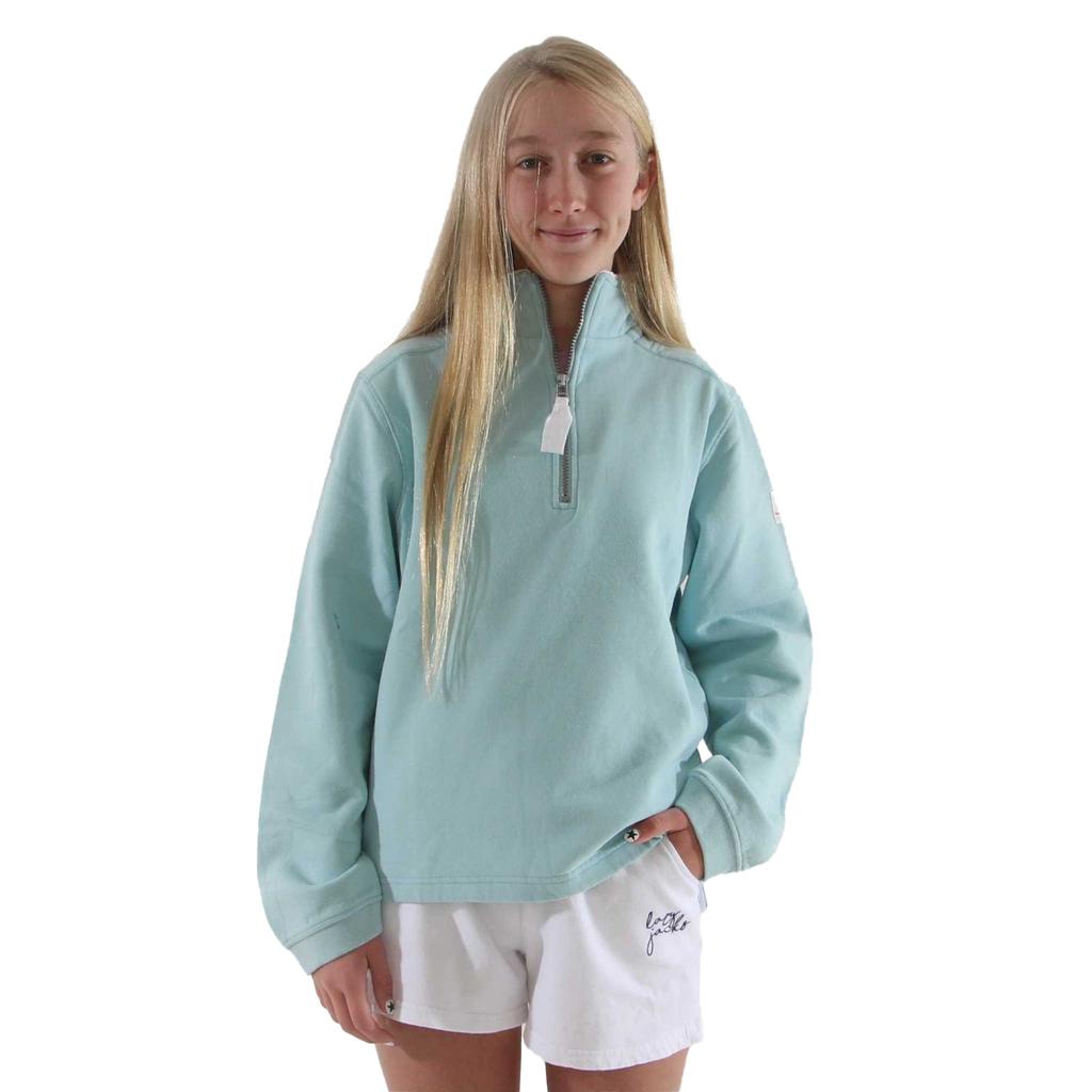 Lazy Jacks Girls Quarter Zip Sweatshirt