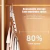 2Pcs Portable Foldable Travel Hanger Folding Clothes Drying Rack Travel Hangers Hanging Rack With 5 Holes For Hotel Camping