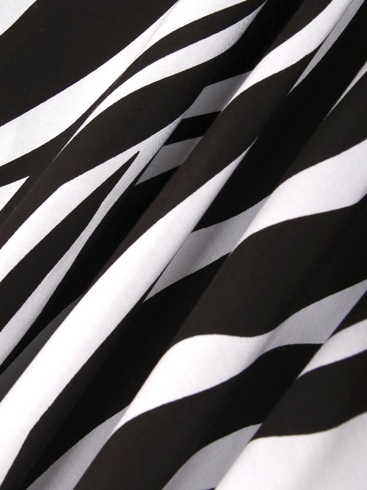 EDOLYNSA Schicker gestreifter Kaftan Strandkleid Damen Homewear übergroßer Kaftan frisches Kleid frisches Kleid Hausmantel Q1297