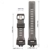 GBD-200 Harz-Uhrenarmband für Casio G-Shock Herren GBD200 G-Squad GBD-200-1JF GBD200RD-4 Herren Sport-Uhrarmband Armband