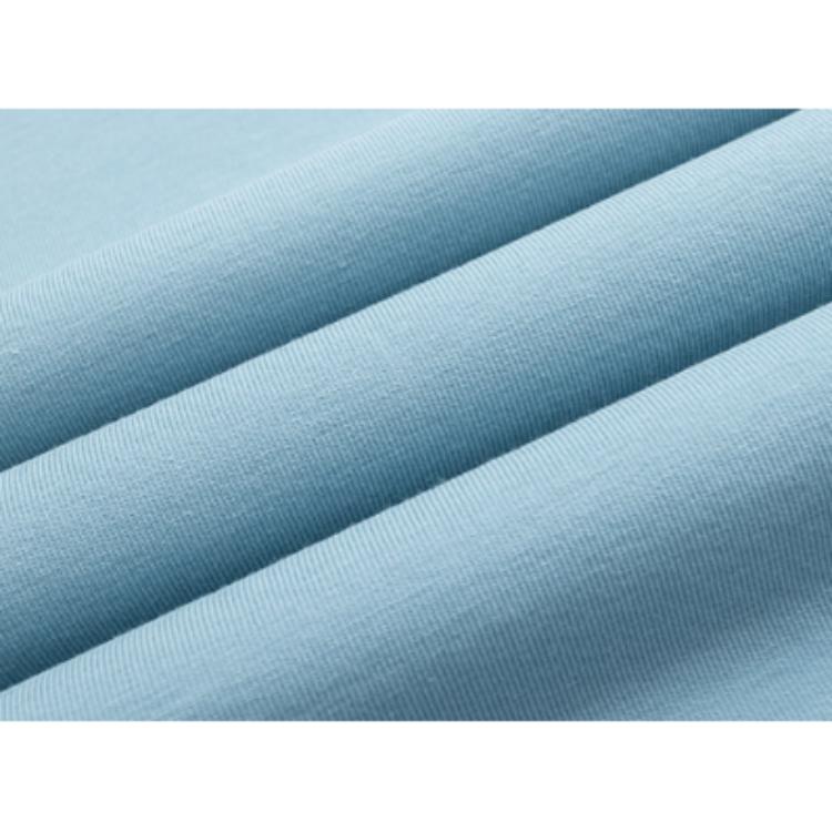 Anta Lifestyle Series Letter Print Round Neck Loose Short Sleeve Drop Shoulder T-Shirt Men Tops Light-Blue 152428148-3