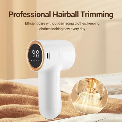 Home Electric Hair Ball Trimmer Mini Portable Rechargeable Clothing Hair Remover Handheld Clothing Care Intelligent Display