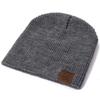 Hat Pu 1 Letter Pcs Casual Beanies Warm Winter Beanie Hats For Men Women Outdoor Stylish Solid Color Knitted Hat
