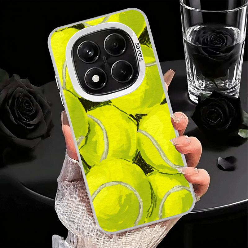 Tennis Sport Soft Phone Case for Xiaomi Redmi Note 13 14 15 Pro Plus 12S 12 11S 11 11T 10S 10 Shockproof Cover Back Shell