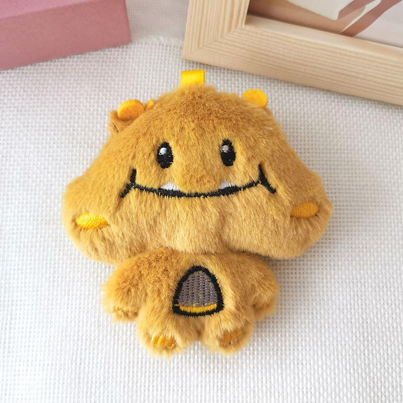 Pandantiv cu dragon cu gură mare Kawaii, mini păpușă de pluș, geantă de desene animate, ornament cadou pentru păpușă, breloc de pluș, cadou