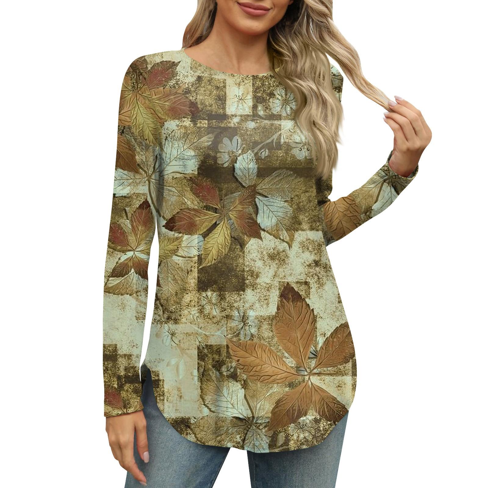 Женские рубашки с длинным рукавом и круглым вырезом — фото 3