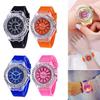 Unisex Quartz Watch With Colorful Led Lights And Night Glow For Teens And Couples