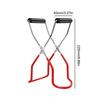 Stainless Steel Canning Jar Lifter with Grip Handle Can Lifter Tongs Jar Clip Heat Resistance Anti-clip Glass Tong for Kitchen