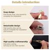 5/10/20 Pcs Fashion Universal Zipper Puller Slider Instant Sewing Zippers Head Repair Kit Replacement Broken Buckle Bag Suitcase