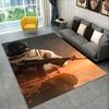 Alfombra de Juego para el Juego Counter Strike CS GO para Dormitorio Sala de Estar Sofá Sala de Juegos Felpudo Decoración del Hogar, Alfombra para Zona de Juego Infantil Antideslizante