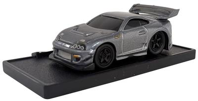 Kyosho Maisto Muscle Machines Series 1/64 MM Toyota Supra (MK4) Metallic Gray 25th Anniversary Finished Model MS15573MGR