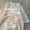 Endless Strvggle Angel Bear Men Women T-Shirts Breathable Loose Tops Summer Unisex Tee Clothing O-Neck Loose T-Shirts Couple