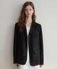 Lenav Button Black Suede Jacket