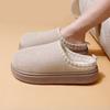 Couple Cotton Slippers 2025 Women's Autumn Winter Home Warm Plush Slippers Indoor Lightweight Comfortable Platform Flats