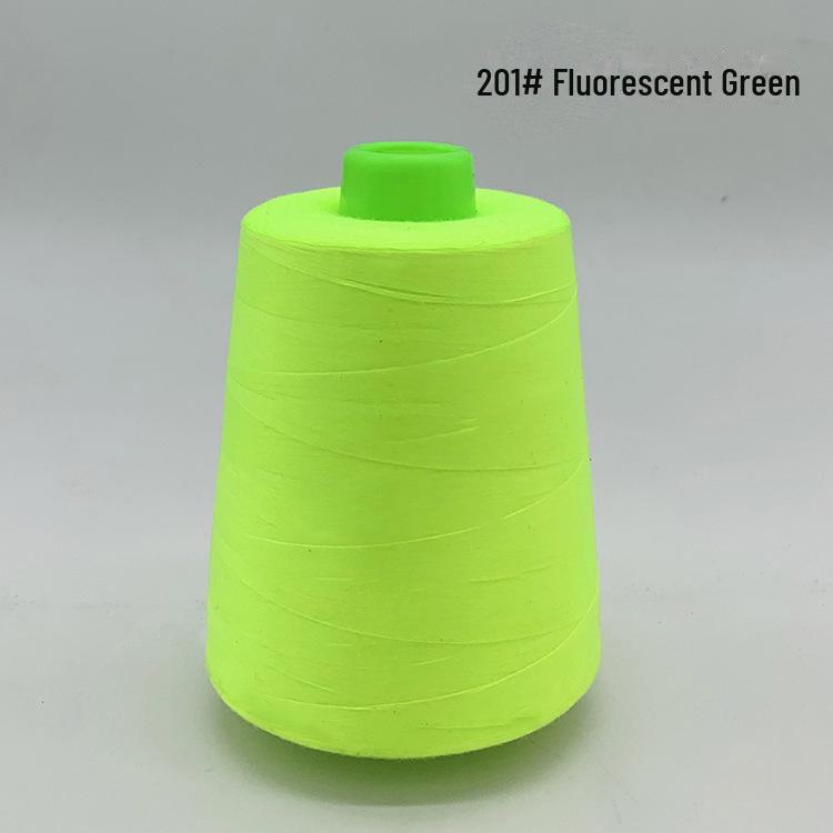 High-Speed 8000-Yard Black & White Sewing Thread - 402 Flat Pagoda Thread for Clothing