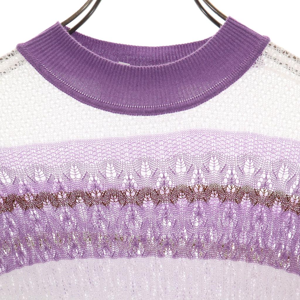 Mame Kurogouchi Made In Japan Silk Blend Long Sleeve Knit One Piece 1 Women Used