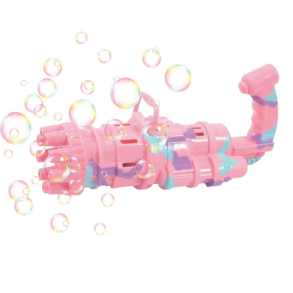 (orchis)Bubble Machine Rocket 29 Hole Automatic Soap Bubble Machine Outdoor Toy For Boys Birthday Gifts Wedding Party Children Summer Gift