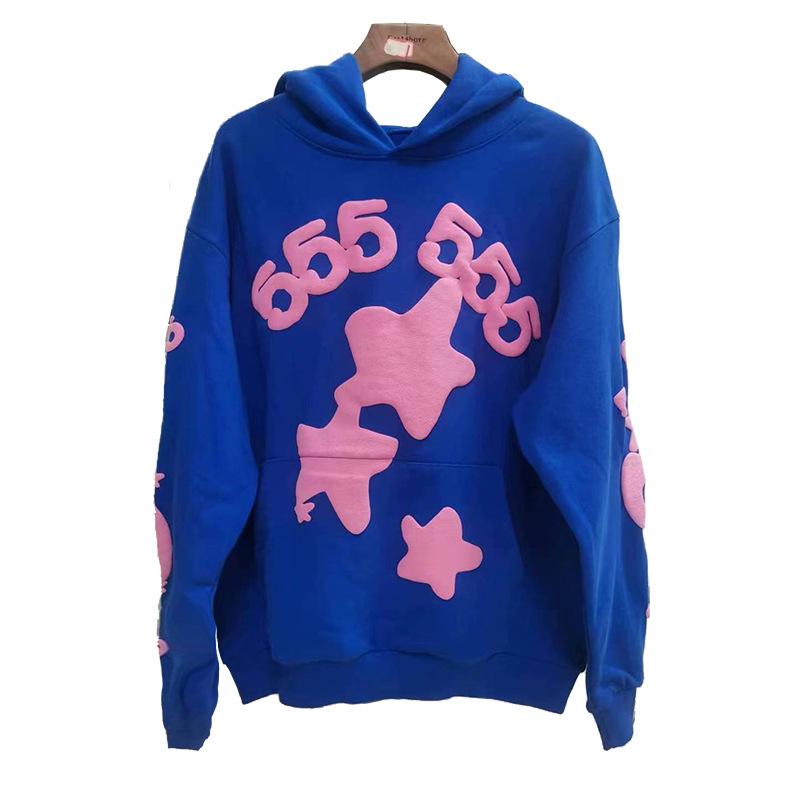 Wysokiej jakości bluza z kapturem SP5DER 450G, ciężka, aksamitna - Popularna w Europie i Ameryce