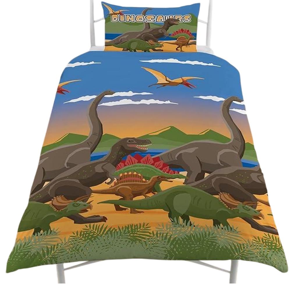 Floso Dino Herd Reversible Duvet Set