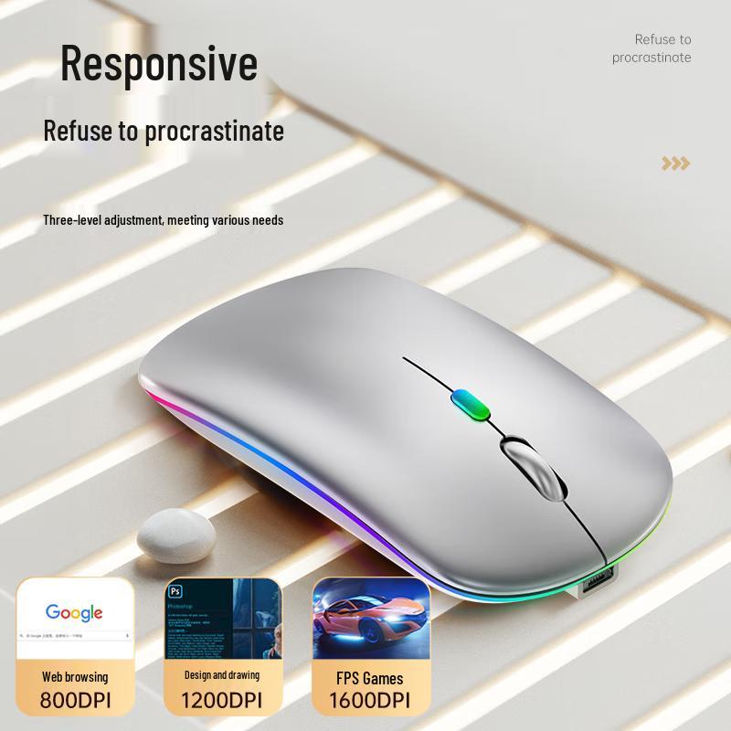MIGE S14 Rechargeable Bluetooth Tri-mode Silent Wireless Mouse