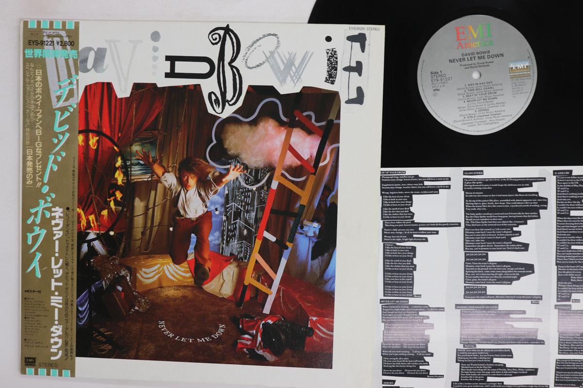 LP Record DAVID BOWIE Never Let Me Down EYS91221 EMI 1987 Japan Obi Rock Used