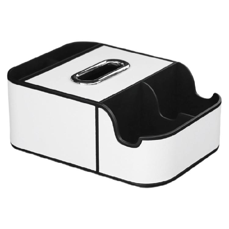 Car Armrest Extra Storage Box Car Interior Storage Box Car Seat Organizer Center Console Leather Tray Auto Accessories