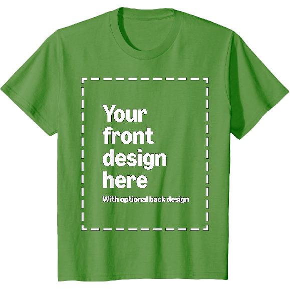 Custom Front & Back Print T-Shirt with Your Image for Men, Women and Kids by Modify by Amazon Merch On Demand