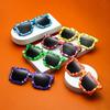Party Cosplay Square Mosaic Pixel Sunglasses Men Women Hip-hop Style Birthday Funny Glasses