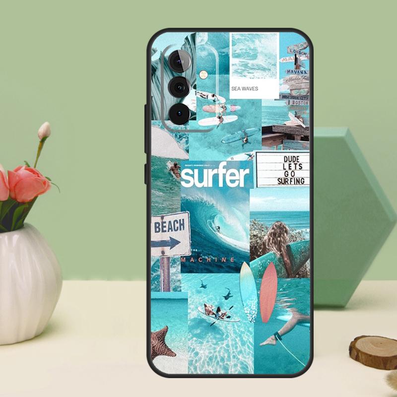 Surf Surfing For Samsung Galaxy A16 A55 A35 A15 A32 A12 A22 A52 A54 A34 A14 A56 A36 A26 A13 A53 A06 Case