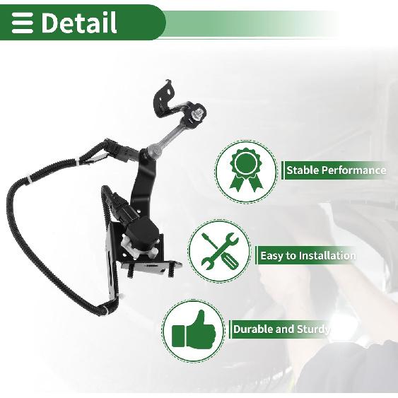 Motoforti Air Suspension Ride Height Level Sensor, Headlight Level Sensor, for Lexus RX350 2016-2022 No.894070E010/894070E011 Rear Right