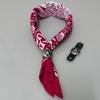 Fashion Oversized Bandana Scarf Cotton With Floral Buckle Hip Hop Head Scarf Western Style Neck Wrist Wrap