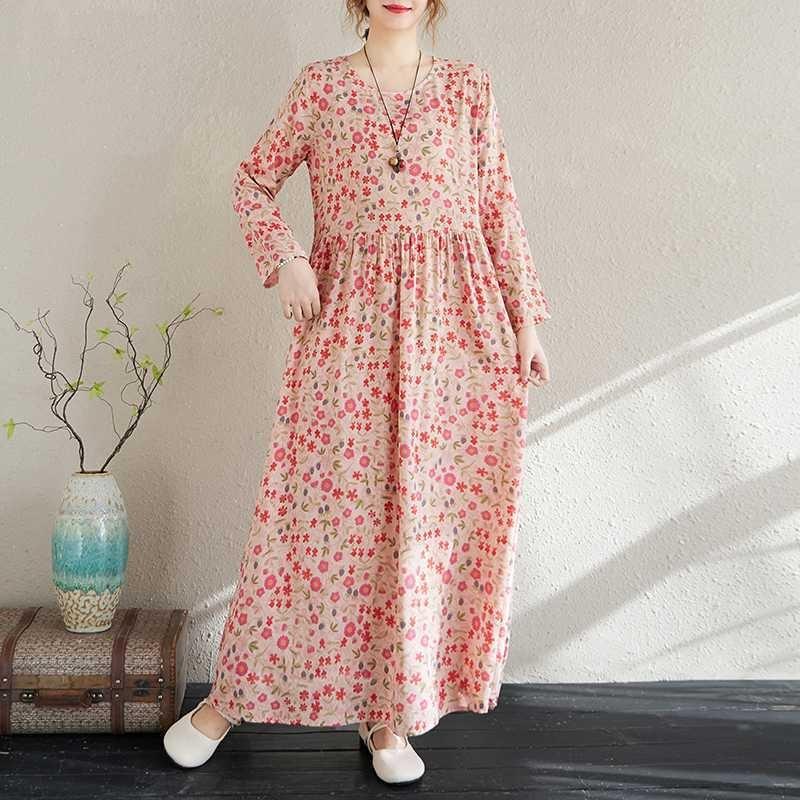 New Vintage Long Skirt Flesh Covering Dresses