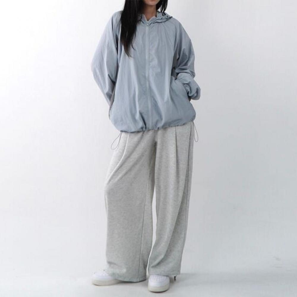 Onl Women Side Banding Pintuck Wide Pants Training Pants