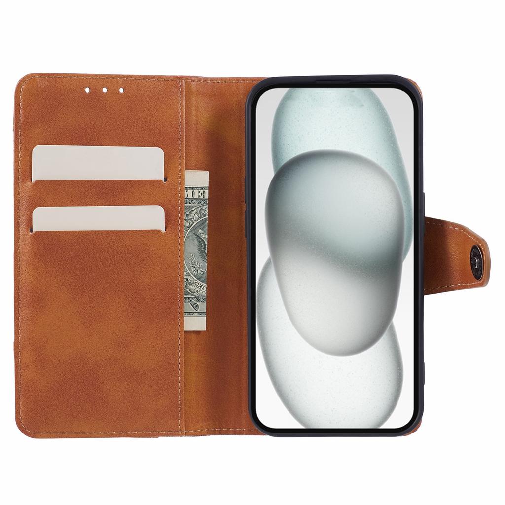 For Huawei Nova 12 Pro 5G/nova 12 Ultra 5G Cell Phone Case Splicing Crazy Horse Texture PU Leather Wallet Cover
