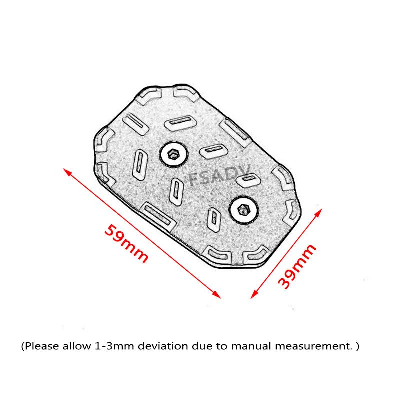 For Honda CBR500R CB500F CBR500R CB400F CB400X - Bakre fotbremsehendel Pedal Forlengelse Peg Pad