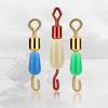 Fishing Barrels Swivels, High Strength Rolling Ball-Bearing Snaps Lures Connector Clips, Saltwater or Freshwater Fishing