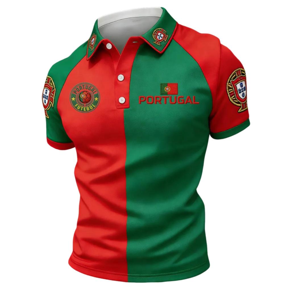 Football Print Polo Shirt for Men Classic Design Mens Polo Shirts Short Sleeve Dress Shirts for Men Workout Shirts for Men Golf Polos for Men