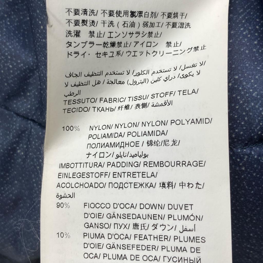 TATRAS LTA18A4635 ROBINIA Navy hooded reversible down coat with raccoon fur coat 3 NavyUsed