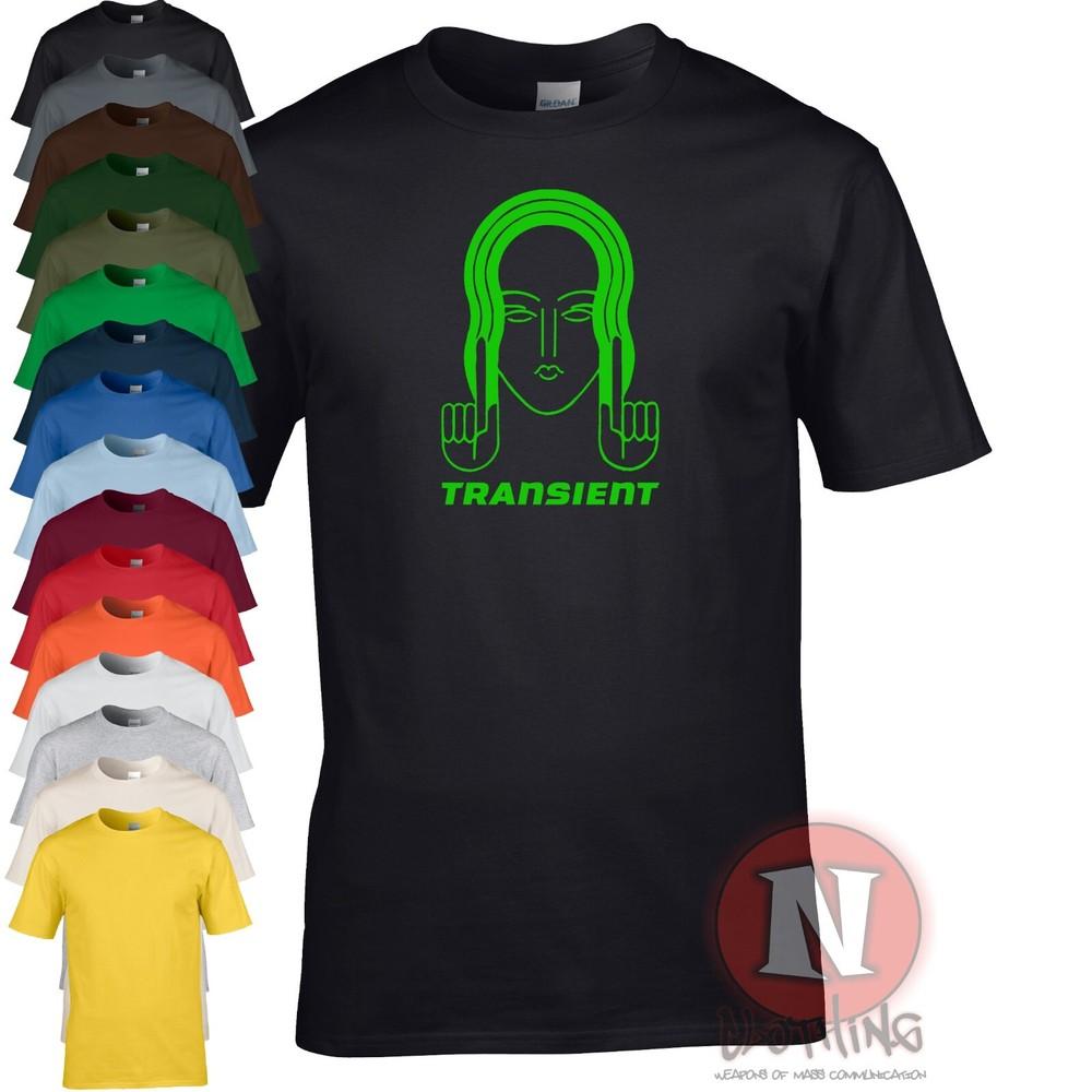 

Transient records t-shirt old school trance dance rave edm music record label 4XL