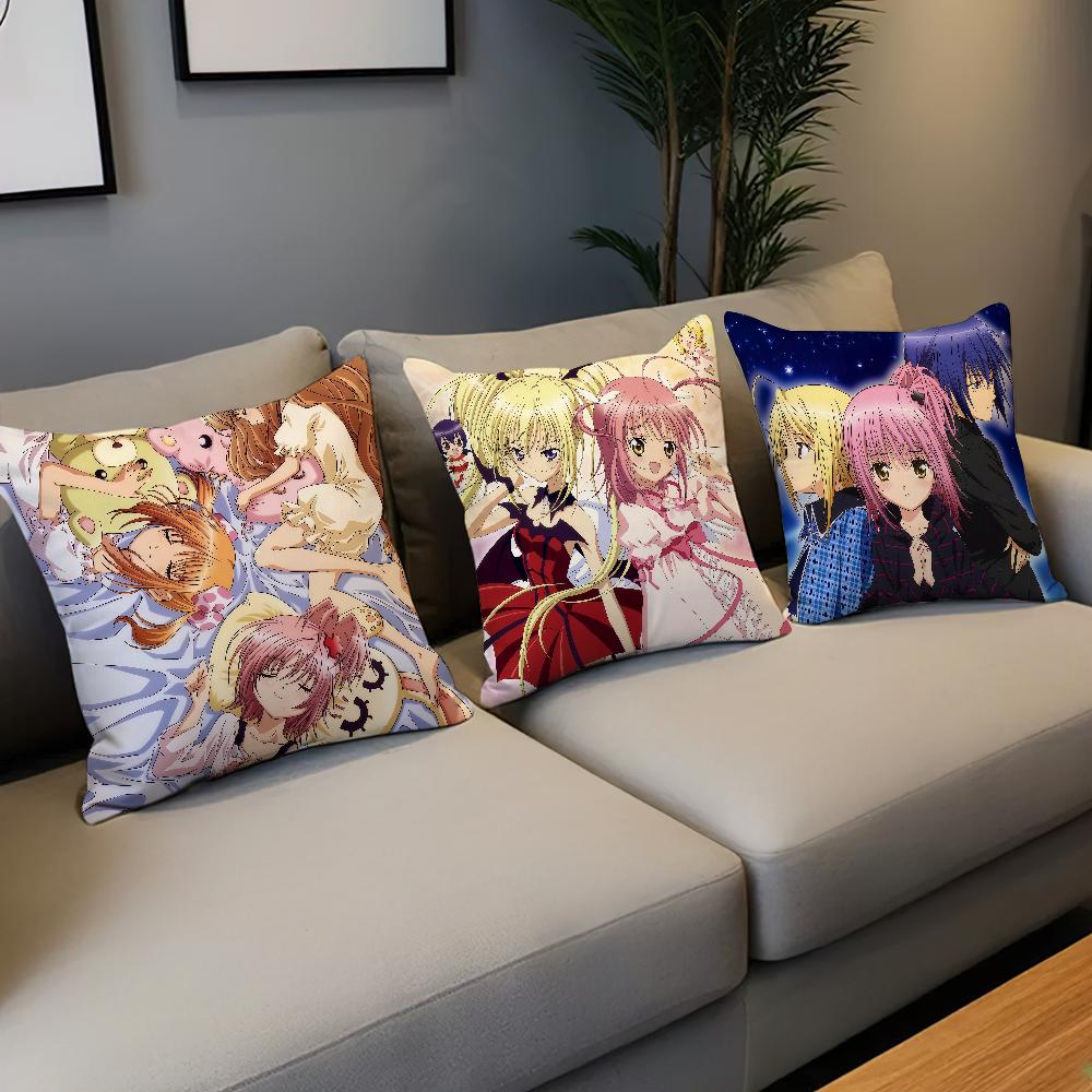 Classic Anime S-Shugos C-Chara Cute Girl Comfortable Soft Hogar Pillowcase For Sofa Living Room Bed Home Decor Protective Covers