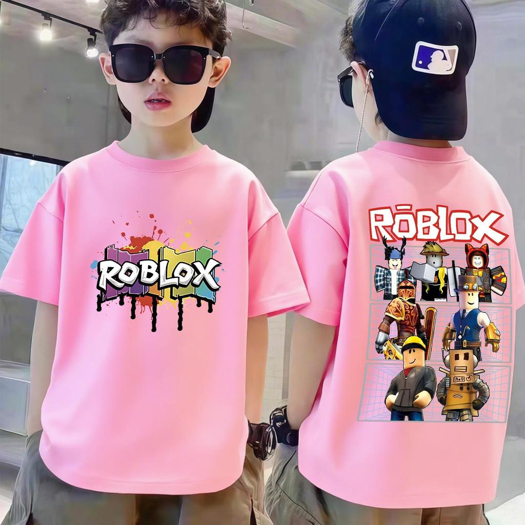 T-shirt round neck short sleeved theme children's top