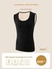Men's Thick Fleece Lambskin Sleeveless Vest - Large Size Winter Bottoming Shirt