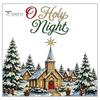 Seasonal Glass Stickers Christmas Window Clings, Removable PVC Decals, Snowy Festive Holiday Wall Decorations for Party Home And Store Bedroom