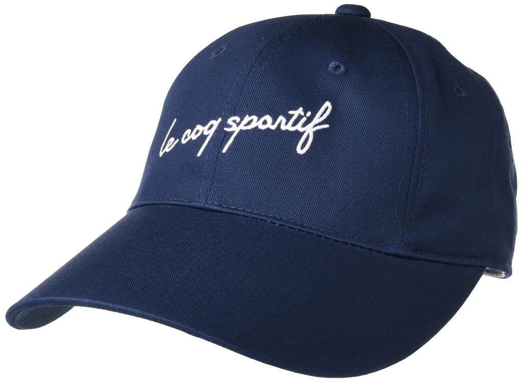 Le Coq Sportif Cotton Twill Cap Perfect for Watching and Sun Protection in Model QMCVJC13 NV F Women's (9cm Peak), Long, 100% Cotton, Sports, Walking,