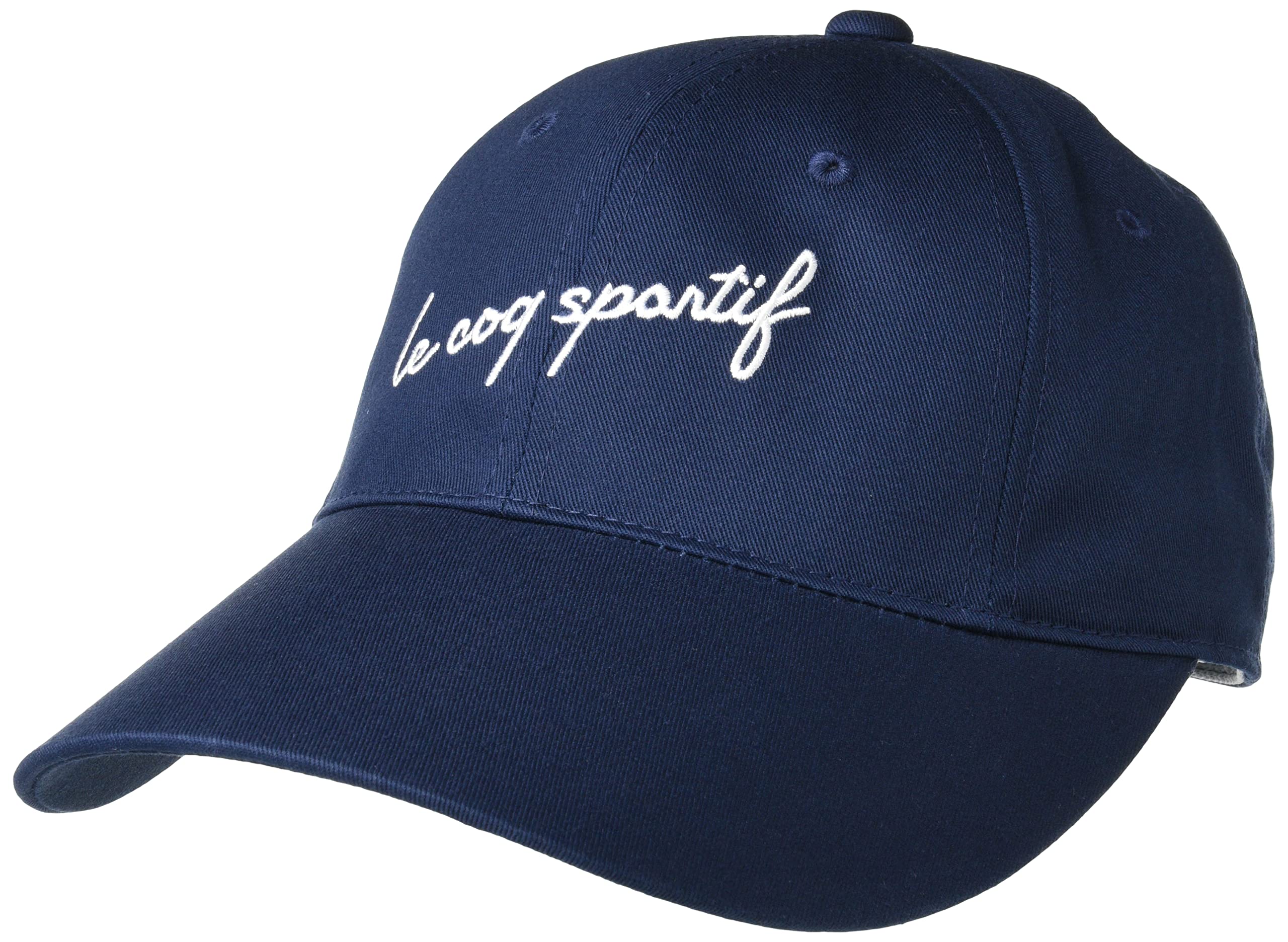 

Le Coq Sportif Cotton Twill Cap Perfect for Watching and Sun Protection in Model QMCVJC13 NV F Women s (9cm Peak), Long, 100% Cotton, Sports, Walking,