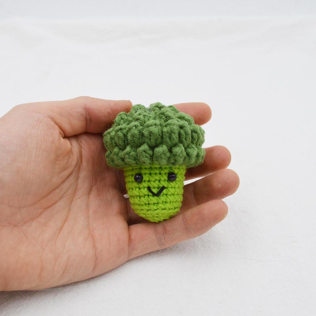Handmade Crochet Mushroom Pendant – Exquisite Yarn Ornament & Bag Charm