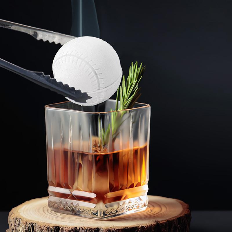 Scatola Stampo per Palline di Ghiaccio da Golf Calcio Silicone Griglia Ghiaccio per Pub Bar Cocktail Feste in Casa