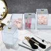 Acrylic Makeup Organizer Cotton Swabs Container Cosmetic Jewelry Cotton Pad Storage Box For Bathroom Organization