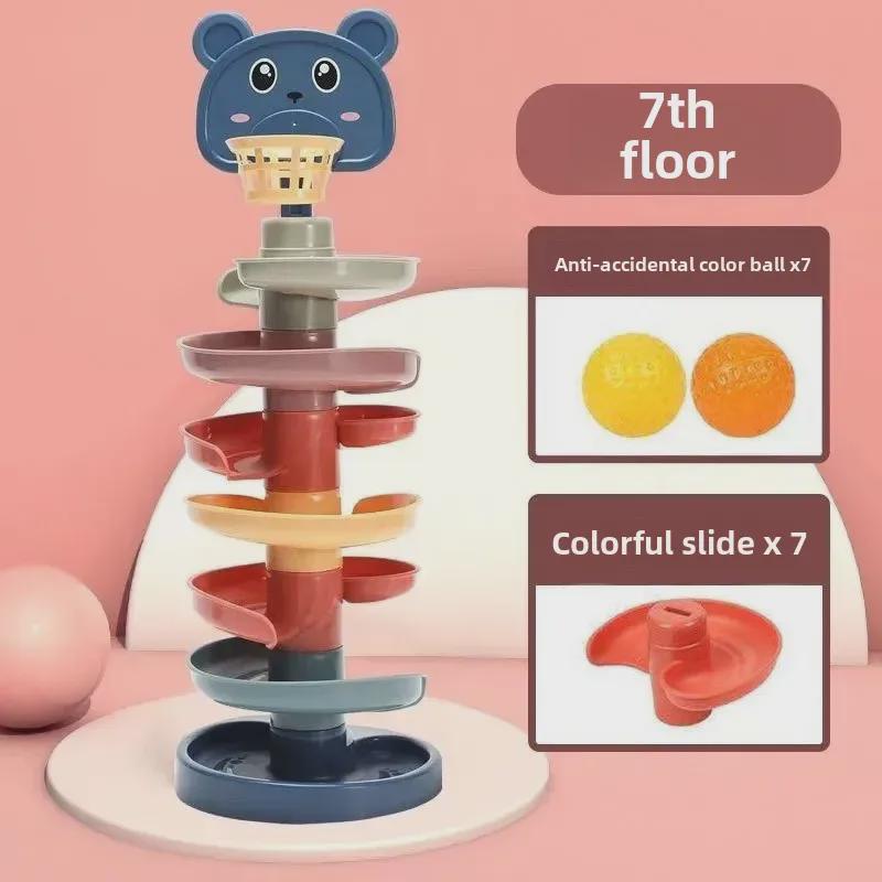 

Веселая и обучающая башня с катящимися шарами для детей 1-3 лет