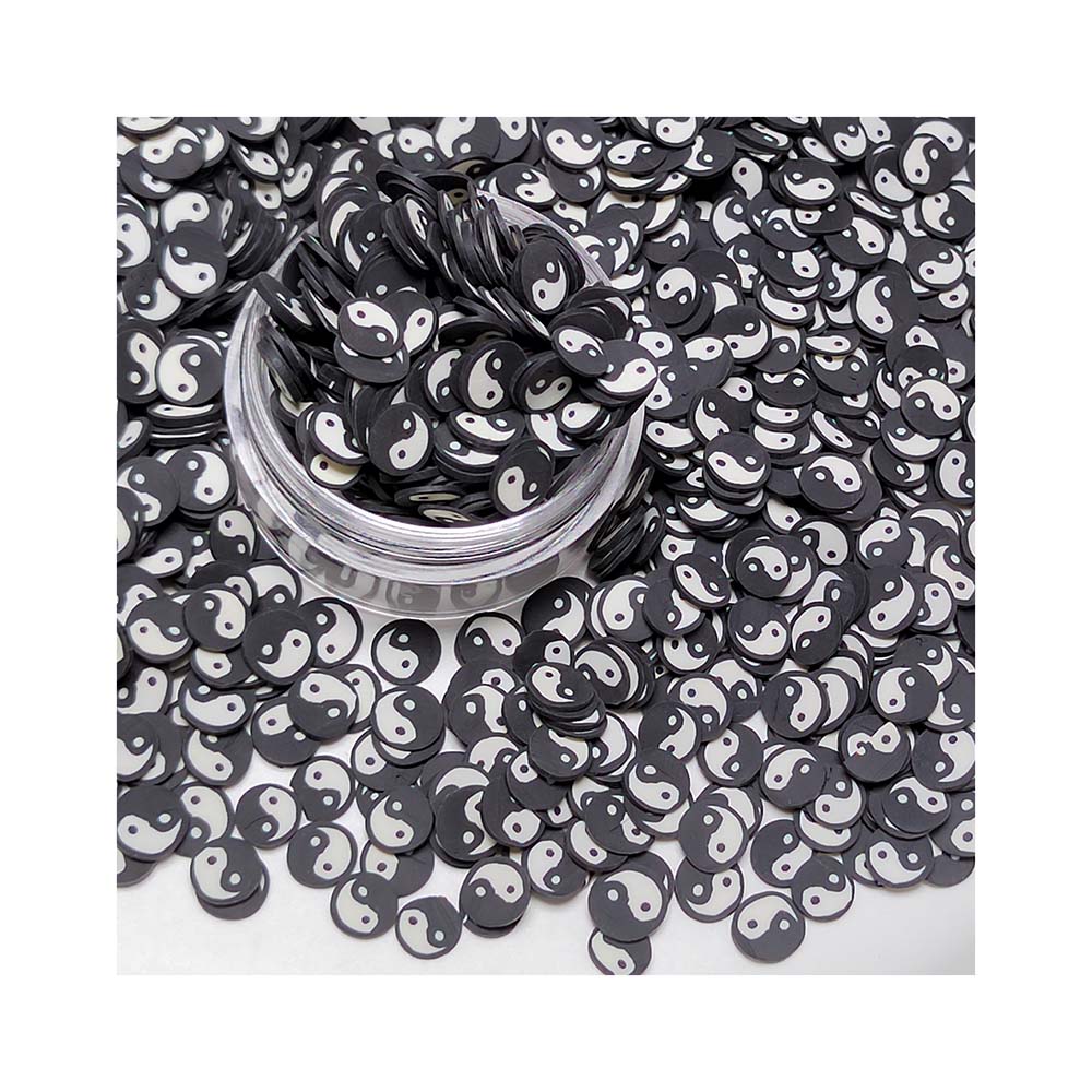 Chinese Style Eight Diagrams YinYang Polymer Hot Clay Slice for Craft Making